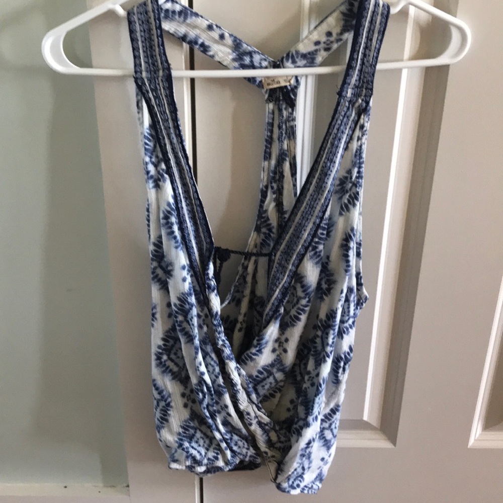 NWOT Hollister wrap top large